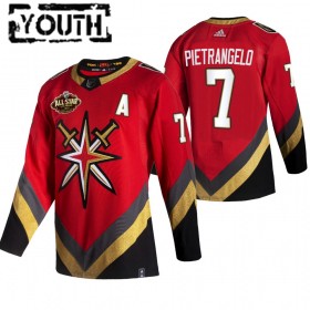 Vegas Golden Knights Alex Pietrangelo 7 2022 NHL All-Star Reverse Retro Trikot Authentic - Kinder